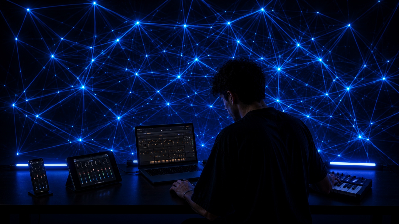 Visuales reactivos generados en directo con SYNZ Studio